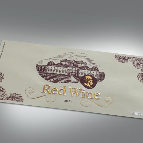 embossed label paper